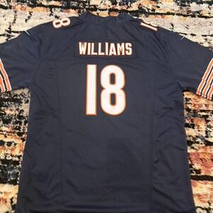 Chicago Bears Caleb Williams navy blue jersey #NFL #gridiron xxxl